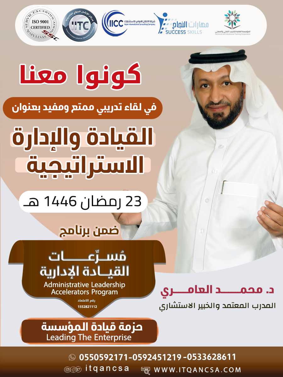 القيادة الإدارية الاستراتيجية Strategic Management Leadership